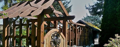 Arbors gates fence garden